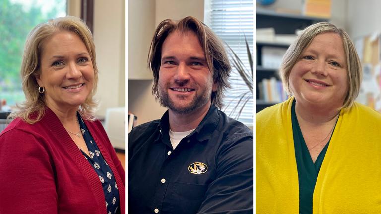 photo of Nora Hager Taylor Morrow and Kibby Smith