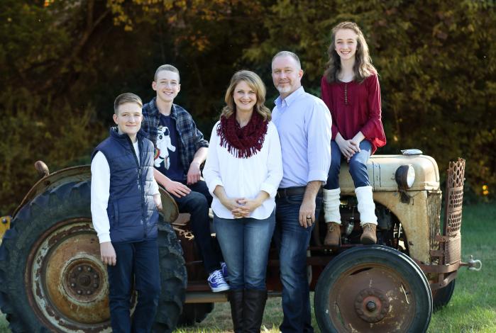Wayne Keene and his Family